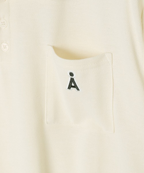 ALAND(エーランド)の「【UNISEX】ALAND/Aロゴカノコポロ(ポロシャツ・レディース・ブラック/ホワイト・SMALL/LARGE)」の6枚目の写真