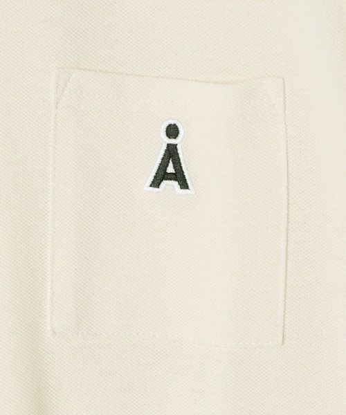 ALAND(エーランド)の「【UNISEX】ALAND/Aロゴカノコポロ(ポロシャツ・レディース・ブラック/ホワイト・SMALL/LARGE)」の9枚目の写真