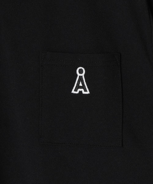 ALAND(エーランド)の「【UNISEX】ALAND/Aロゴカノコポロ(ポロシャツ・レディース・ブラック/ホワイト・SMALL/LARGE)」の10枚目の写真