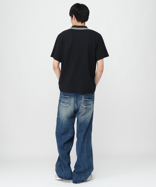 ALAND(エーランド)の「【UNISEX】ALAND/Aロゴカノコポロ(ポロシャツ・レディース・ブラック/ホワイト・SMALL/LARGE)」の21枚目の写真
