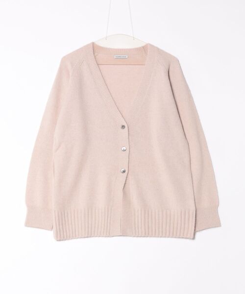 NOMBRE IMPAIR(ノンブルアンペール)の「フォックスナイロン ミドル丈カーデ(カーディガン/ボレロ・レディース・マスタード/オリーブ/パープル/ライトグレー/ピンク・FREE)」の5枚目の写真
