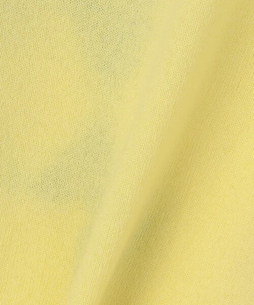 GANNI(ガニー)の「GANNI/ガニー Cashmere Wool Mix Cardigan / K2533 / アーガイル柄 カシミヤ カーディガン(カーディガン/ボレロ・レディース・グレー/レモンイエロー・SMALL)」の5枚目の写真