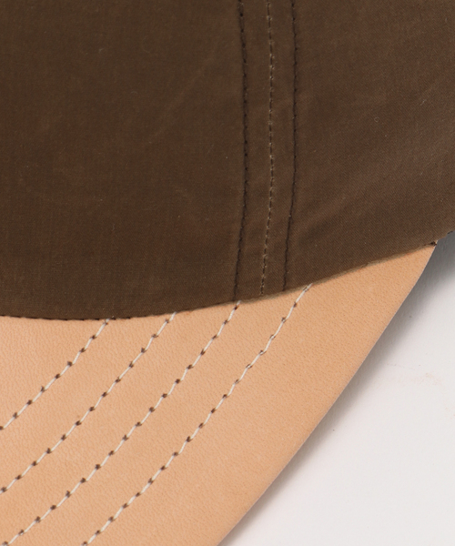 THE FACTORY MADE(ザ ファクトリー メイド)の「THE FACTORY MADE / ザファクトリーメイド パラフィン ロングビル キャップ FM947(ハット・メンズ・ブラウン・FREE)」の2枚目の写真