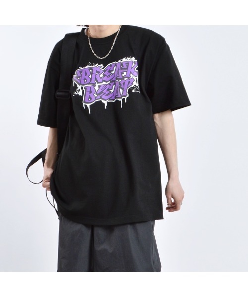 MODISH GAZE(モディシュガゼ)の「【MODISH GAZE】7.4スーパーヘビーオンス 発泡プリント グラフィック 半袖Tシャツ BREAK BEAT(Tシャツ/カットソー・メンズ・ブラック/ライトブルー/ホワイト・MEDIUM/LARGE/X-LARGE)」の12枚目の写真