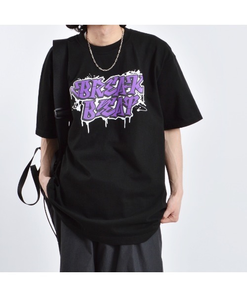 MODISH GAZE(モディシュガゼ)の「【MODISH GAZE】7.4スーパーヘビーオンス 発泡プリント グラフィック 半袖Tシャツ BREAK BEAT(Tシャツ/カットソー・メンズ・ブラック/ライトブルー/ホワイト・MEDIUM/LARGE/X-LARGE)」の13枚目の写真