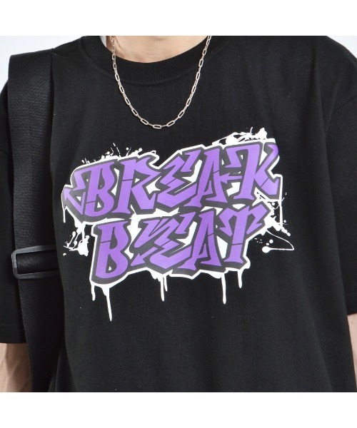 MODISH GAZE(モディシュガゼ)の「【MODISH GAZE】7.4スーパーヘビーオンス 発泡プリント グラフィック 半袖Tシャツ BREAK BEAT(Tシャツ/カットソー・メンズ・ブラック/ライトブルー/ホワイト・MEDIUM/LARGE/X-LARGE)」の14枚目の写真