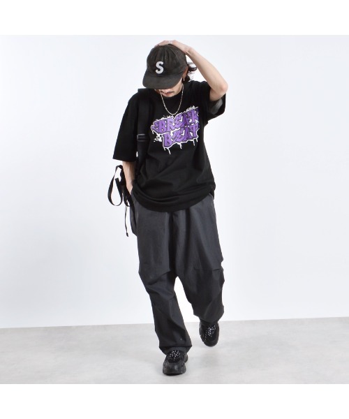 MODISH GAZE(モディシュガゼ)の「【MODISH GAZE】7.4スーパーヘビーオンス 発泡プリント グラフィック 半袖Tシャツ BREAK BEAT(Tシャツ/カットソー・メンズ・ブラック/ライトブルー/ホワイト・MEDIUM/LARGE/X-LARGE)」の17枚目の写真
