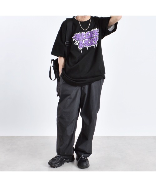 MODISH GAZE(モディシュガゼ)の「【MODISH GAZE】7.4スーパーヘビーオンス 発泡プリント グラフィック 半袖Tシャツ BREAK BEAT(Tシャツ/カットソー・メンズ・ブラック/ライトブルー/ホワイト・MEDIUM/LARGE/X-LARGE)」の18枚目の写真