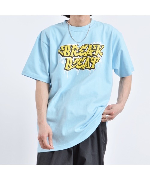 MODISH GAZE(モディシュガゼ)の「【MODISH GAZE】7.4スーパーヘビーオンス 発泡プリント グラフィック 半袖Tシャツ BREAK BEAT(Tシャツ/カットソー・メンズ・ブラック/ライトブルー/ホワイト・MEDIUM/LARGE/X-LARGE)」の22枚目の写真