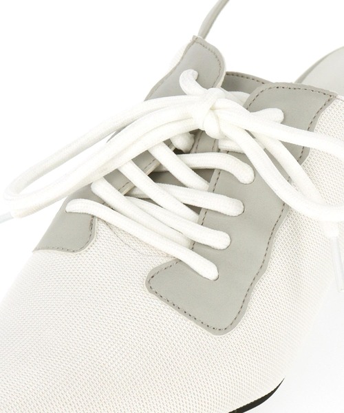 ANAP（アナップ）の「スニーカー デザイン ミュール（パンプス・レディース・ホワイト/ブラック・L/M）」の16枚目の写真