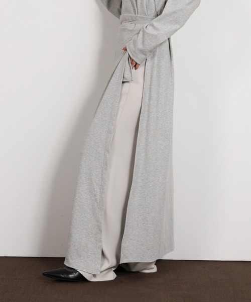 select MOCA Et(セレクトモカエト)の「【Et】Side Slit Wrap One-piece(ワンピース・レディース・グレー/ベージュ/ブラック・FREE)」の11枚目の写真