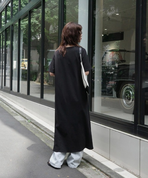 WILLFULLY(ウィルフリー)の「tulle motif half sleeve cut and sew OP(ワンピース・レディース・グレー系その他/ブラック/ホワイト・FREE)」の16枚目の写真