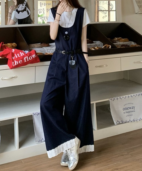 エンジニアードガーメンツ デニム つなぎ ベルト インディゴ オールインワン ENGINEERED GARMENTS RACING SUIT | andPheb Staff Blog