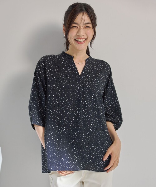 ドルマンスキッパードットブラウス（シャツ/ブラウス）｜ANY（エニィ