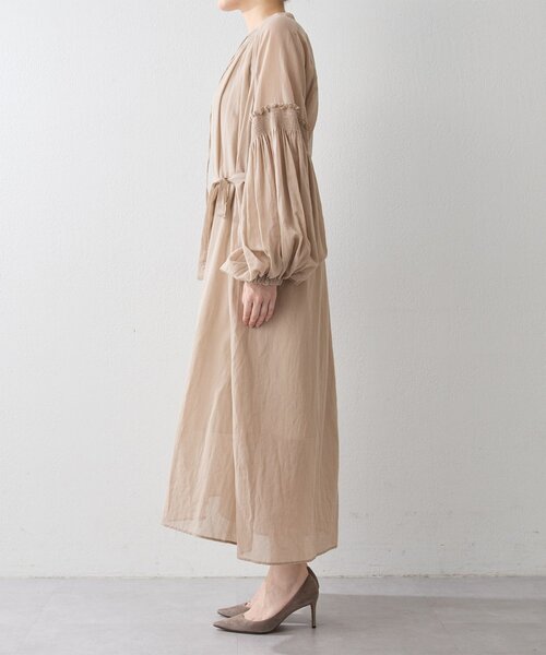 Whim Gazette コットンシフォンティアードワンピース Whim Gazette（ウィムガゼット）の「コットンシフォンティアード