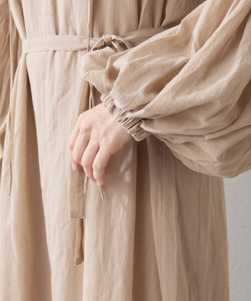 Whim Gazette★美品★コットンシフォンマキシワンピース Whim Gazette（ウィムガゼット）の「コットンシフォンマキシ
