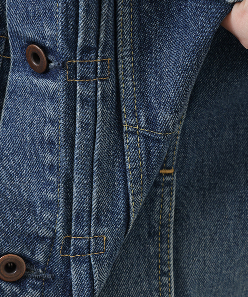 JOURNAL STANDARD LUXE(ジャーナルスタンダード ラックス)の「12OZデニム ルーズジャケット(デニムジャケット・レディース・ネイビー/グレー・FREE)」の13枚目の写真