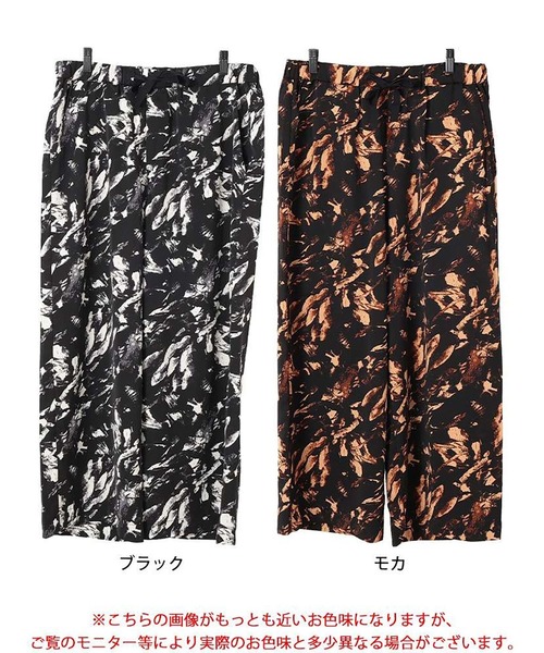 GOLDJAPAN(ゴールドジャパン)の「ペイント柄ワイドパンツ【大きいサイズ対応】(その他パンツ・レディース・ブラック/モカ・LL/3L/4L/5L)」の19枚目の写真