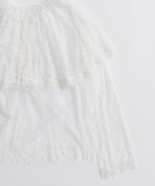 MAISON SPECIAL レース クロップドシャツ FREE MAISON SPECIAL レース クロップドシャツ FREE