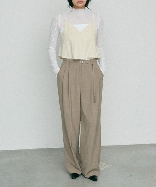 NUJOH(ヌゾ)の「Loop Linen Bustier / ループ リネン ビスチェ(キャミソール・レディース・クリーム/オートミール・FREE)」の10枚目の写真