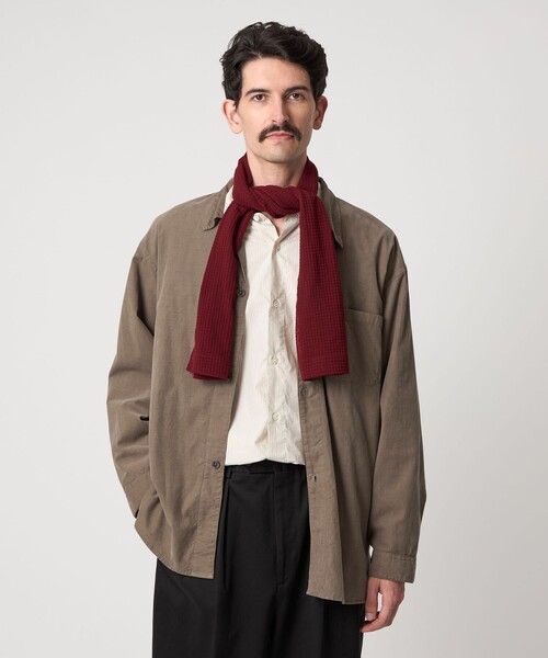 Steven Alanマイクロ コーデュロイ レギュラーカラー シャツLOOSE Steven Alanマイクロ コーデュロイ レギュラーカラー シャツLOOSE