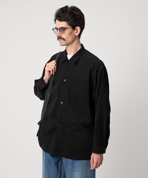 セール】＜Steven Alan＞ マイクロ コーデュロイ オープンカラー