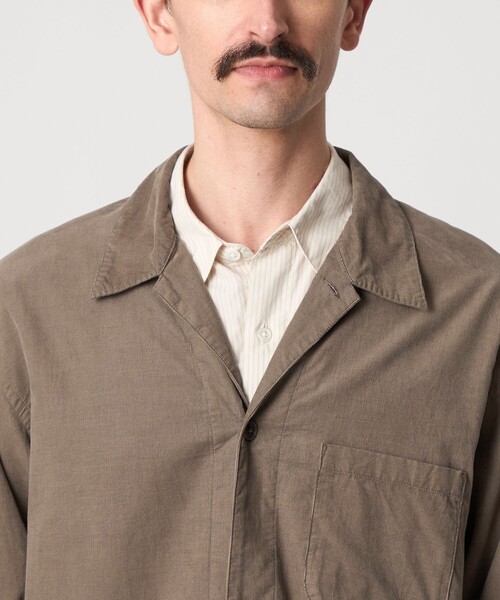 セール】＜Steven Alan＞ マイクロ コーデュロイ オープンカラー