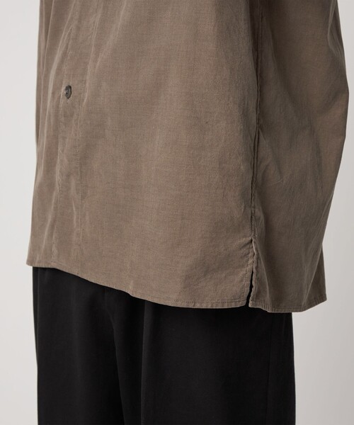 Steven Alan(スティーブンアラン)の「<Steven Alan> マイクロ コーデュロイ オープンカラー オーバー シャツ(シャツ/ブラウス・メンズ・モカ/ブラック・S/M/L/XL)」の9枚目の写真