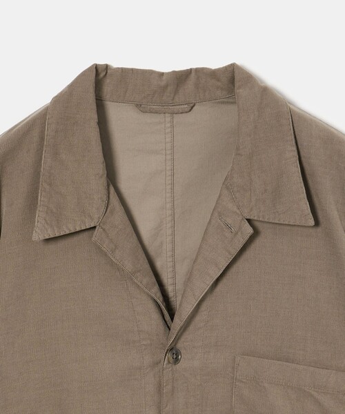 Steven Alanマイクロ コーデュロイ レギュラーカラー シャツLOOSE Steven Alan＞ マイクロ コーデュロイ オープンカラー オーバー