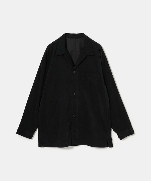 Steven Alan＞ マイクロ コーデュロイ オープンカラー オーバー