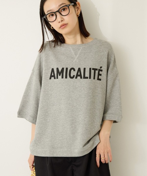 AMERICAN HOLIC(アメリカンホリック)の「アソートロゴルーズドルマンプルオーバー(スウェット・レディース・グレー系その他/ブラウン/ホワイト系その他/チャコールグレー・L/M)」の3枚目の写真