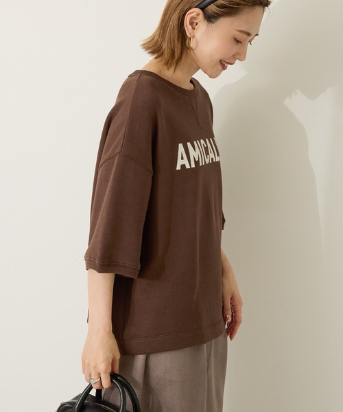 AMERICAN HOLIC(アメリカンホリック)の「アソートロゴルーズドルマンプルオーバー(スウェット・レディース・グレー系その他/ブラウン/ホワイト系その他/チャコールグレー・L/M)」の8枚目の写真
