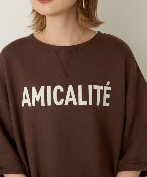AMERICAN HOLIC(アメリカンホリック)の「アソートロゴルーズドルマンプルオーバー(スウェット・レディース・グレー系その他/ブラウン/ホワイト系その他/チャコールグレー・L/M)」の10枚目の写真