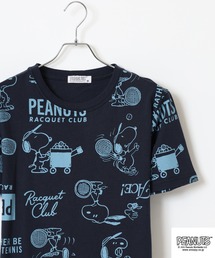 PEANUTS（ピーナッツ）の「PEANUTS 総柄プリント天竺半袖Tシャツ（Tシャツ/カットソー）」