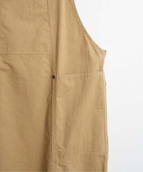 LBC（エルビーシー）の「コットンツイルワークジャンスカ（ワンピース・レディース・ベージュ/チャコールグレー/エメラルド・M）」の11枚目の写真