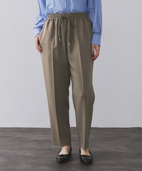 OPAQUE.CLIP（オペークドットクリップ）の「ストレッチ美脚イージーテーパードパンツ【防シワ/洗濯機洗い可】（その他パンツ・レディース・ブラウン系/グレー/ブラック・38/40/42/34/36）」の19枚目の写真