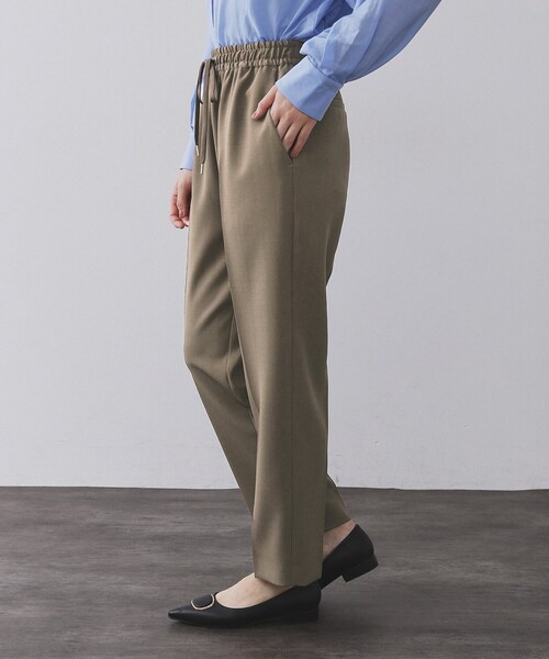 OPAQUE.CLIP（オペークドットクリップ）の「ストレッチ美脚イージーテーパードパンツ【防シワ/洗濯機洗い可】（その他パンツ・レディース・ブラウン系/グレー/ブラック・38/40/42/34/36）」の20枚目の写真