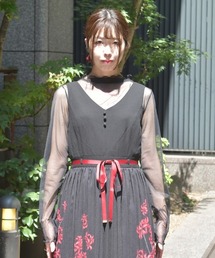 axes femme | 彼岸花ＰＴシアートップス(Tシャツ/カットソー)