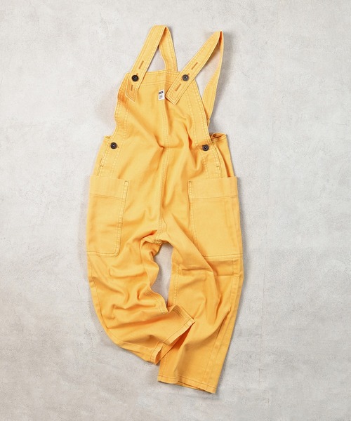 MARKEY'S(マーキーズ)の「ツイルオーバーオール(サロペット/オーバーオール・キッズ・イエロー/ピンク/ブラウン・80/90/95/100/110/120/130/140/150)」の5枚目の写真