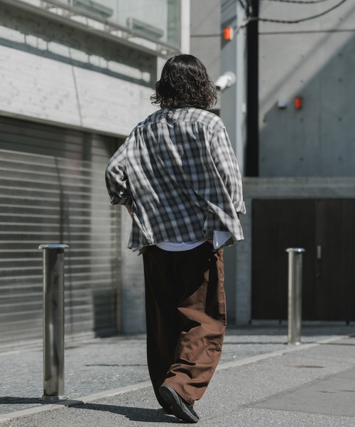 Gramicci(グラミチ)の「Gramicci/グラミチ T/C TWILL WIDE PANT ワイドパンツ(その他パンツ・メンズ・ベージュ/グレイッシュベージュ/チャコール/ブラック/ダークブラウン・XL/L/M)」の9枚目の写真