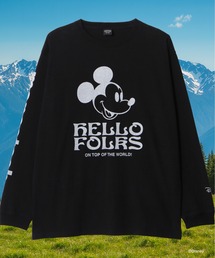 MANASTASH(�}�i�X�^�b�V��)��MANASTASH/�}�i�X�^�b�V��/MICKEY L/S TEE HELLO FOLKS(T�V���c/�J�b�g�\�[)