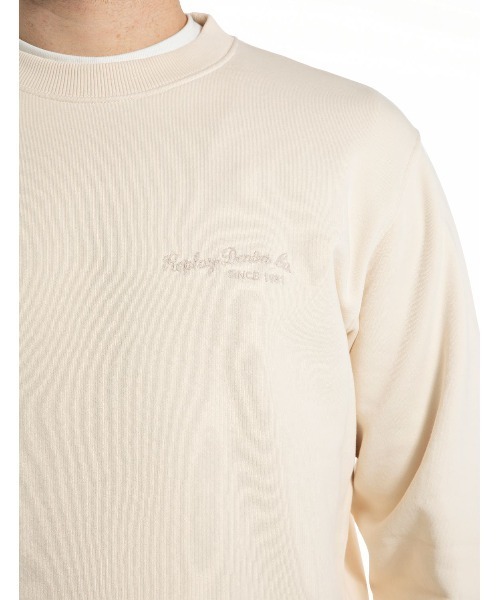 REPLAY（リプレイ）の「オーガニックコットンフリース（スウェット・メンズ・ブラック/アイボリー・SMALL/MEDIUM/LARGE/X-LARGE）」の3枚目の写真