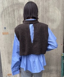 AIC. | バックホールショートニットベスト(ベスト)