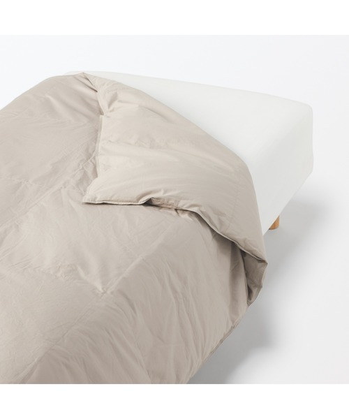 新品未使用　無印良品　カバーがなくても使える　洗える羽毛薄掛ふとん　ダブルサイズ カバーがなくても使える 洗える羽毛薄掛ふとん／S 150×210cm