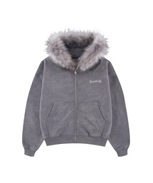 SUPPLIER（サプライヤー）の「ジップフーディ｜Faux Fur Cross Zip Hoodie｜SUPPLIER（パーカー）」