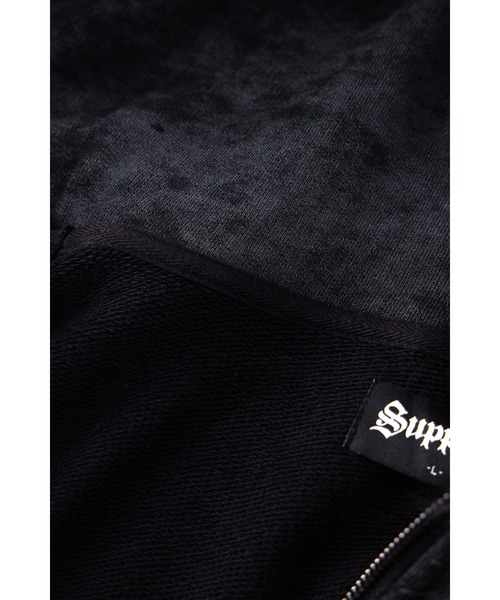 ジップフーディ｜Faux Fur Cross Zip Hoodie｜SUPPLIER