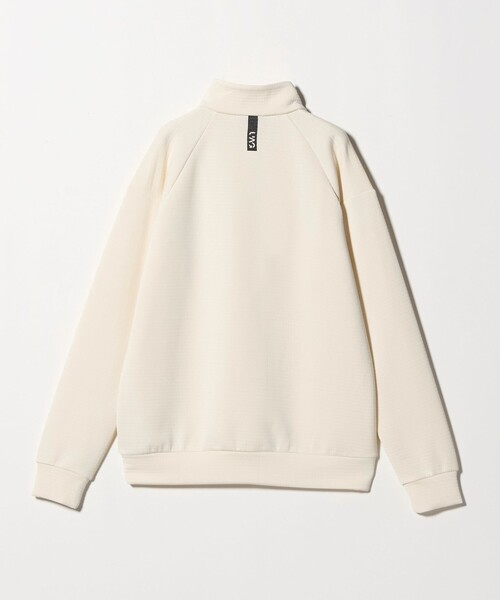 メンズ ソフト グリッド ハーフジップ スウェット 通気性（スウェット