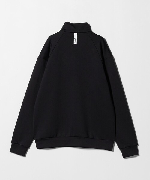 セール】メンズ ソフト グリッド ハーフジップ スウェット 通気性