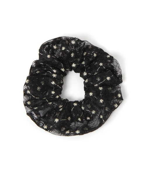 シアーフラワー刺繍シュシュ/595397（シュシュ）｜GLOBAL WORK