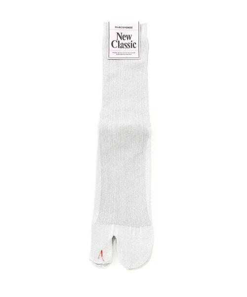 MARCOMONDE(マルコモンド)の「MARCOMONDE(マルコモンド)glitter tabi socks 20(ソックス/靴下・レディース・ブラック/ゴールド/モスグリーン/グレー系その他3/レッド系その他4・1)」の9枚目の写真